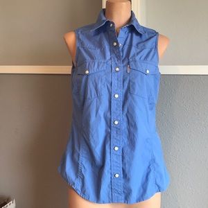 Carhartt sleeveless snap shirts